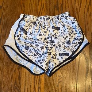 Varsity dance shorts